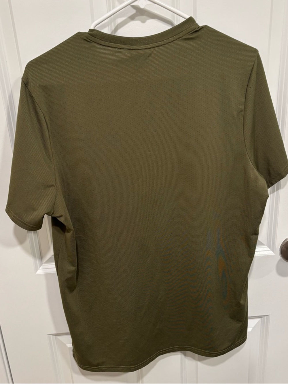 Gymshark Classic Logo Olive Green White T-Shirt Men’s U.S. Small - Picture 4 of 4